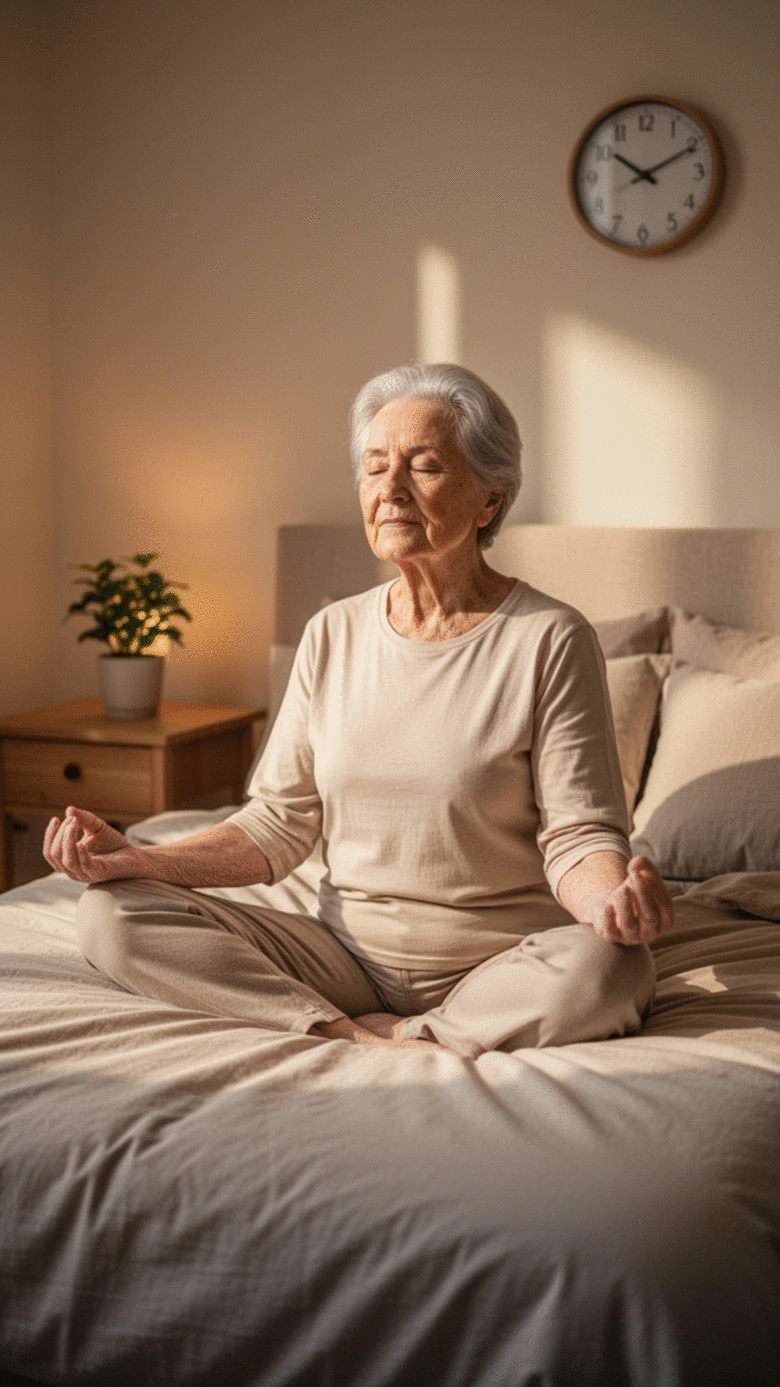 benefits of mindfulness and meditation for senior sleep issues